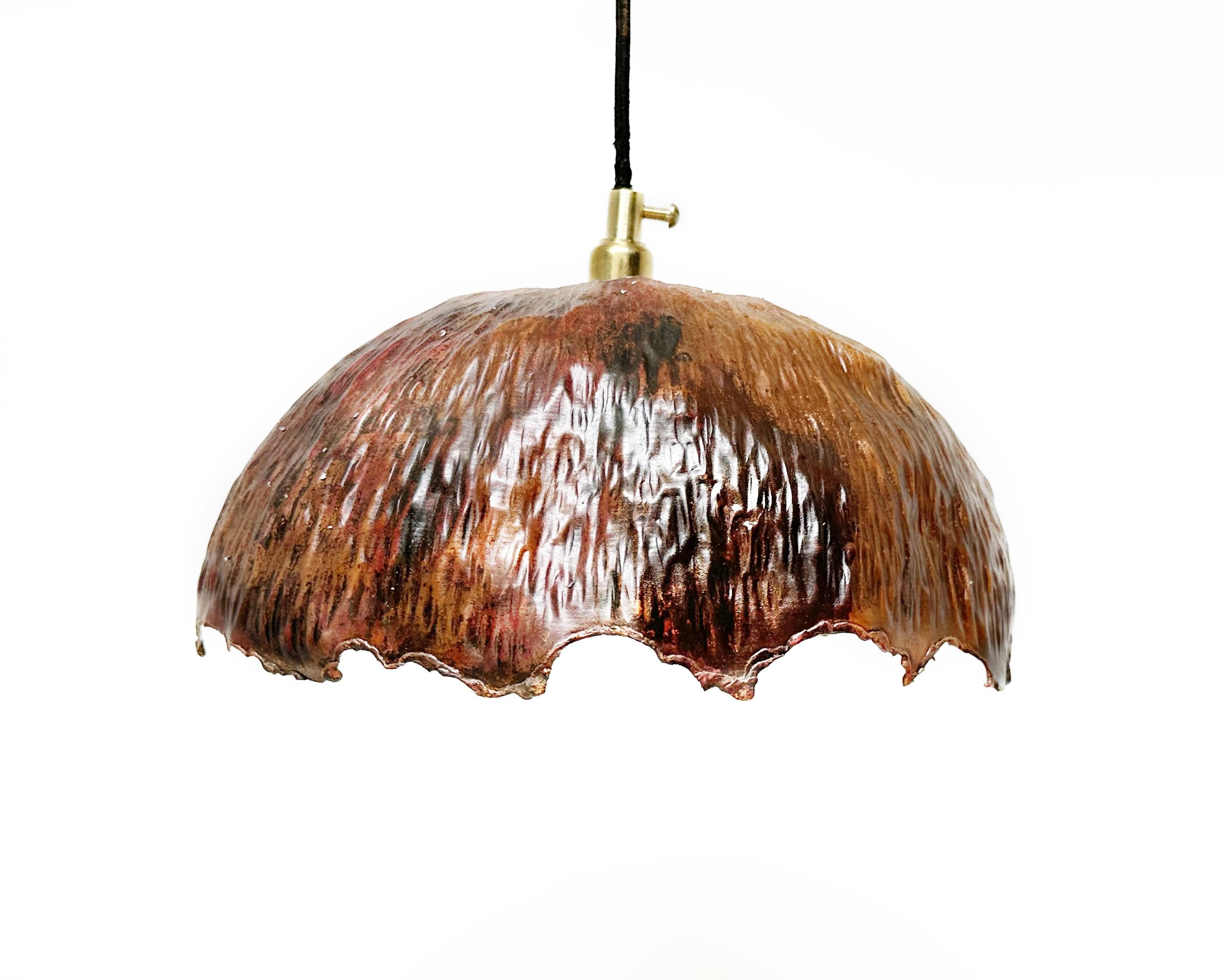 Rustic Copper Island Kitchen Lighting,  Copper Pendant Light