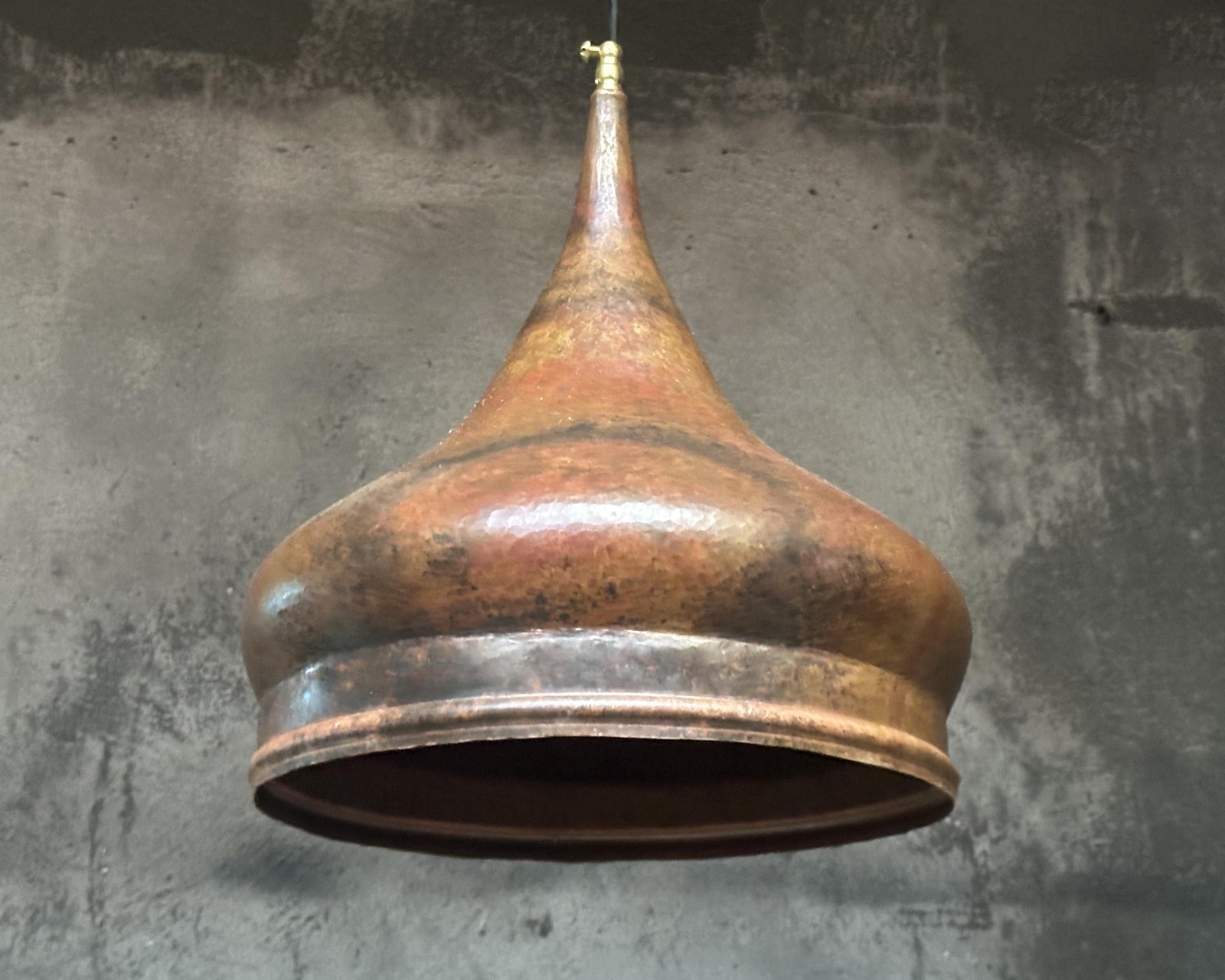 Rustic Copper Pendant Light, Copper Kitchen Island Pendant Light