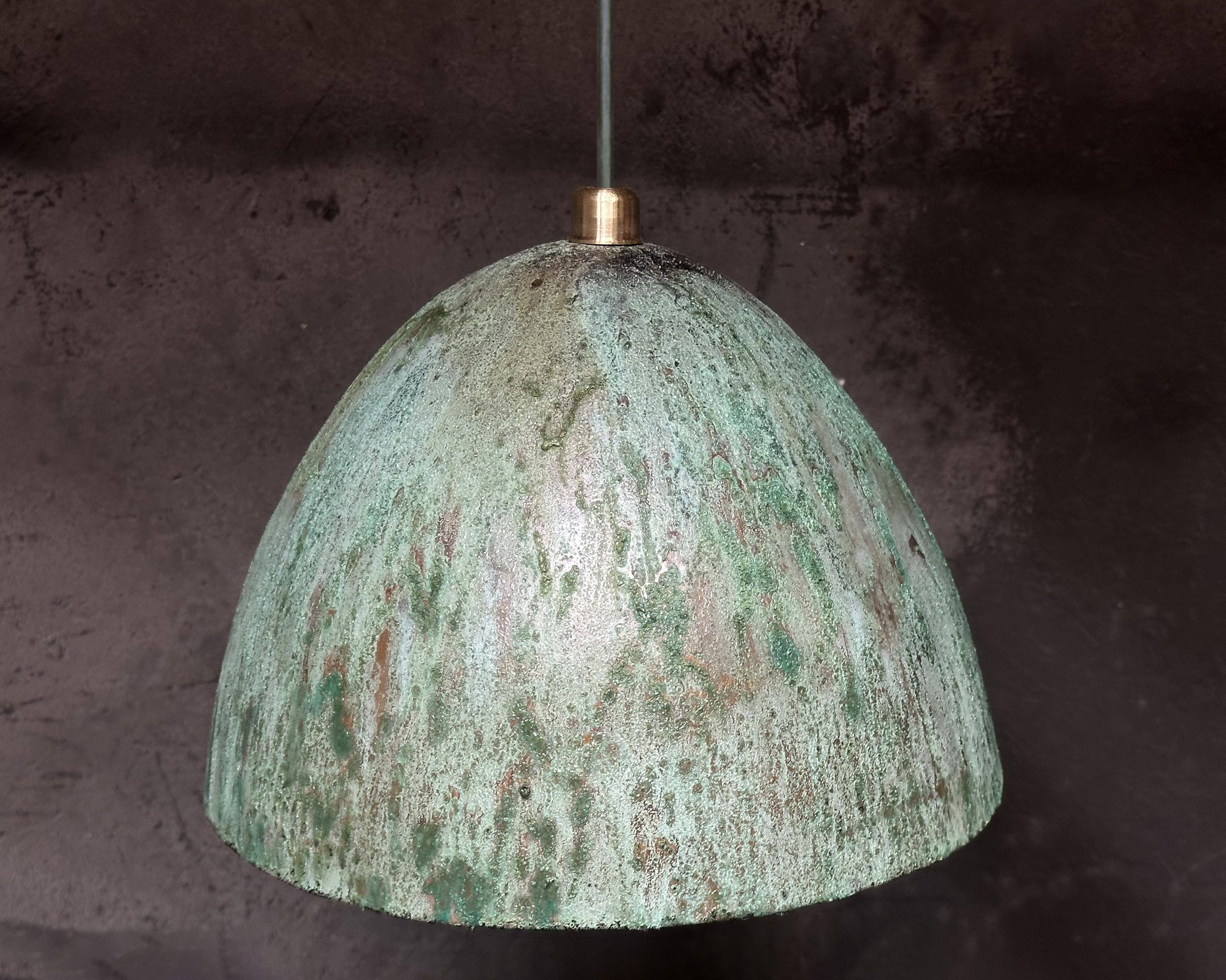 Handcrafted Copper Island Kitchen Lighting