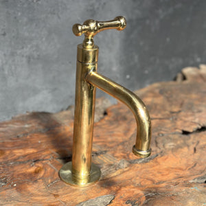 Unlacquered Brass Bathroom Faucet