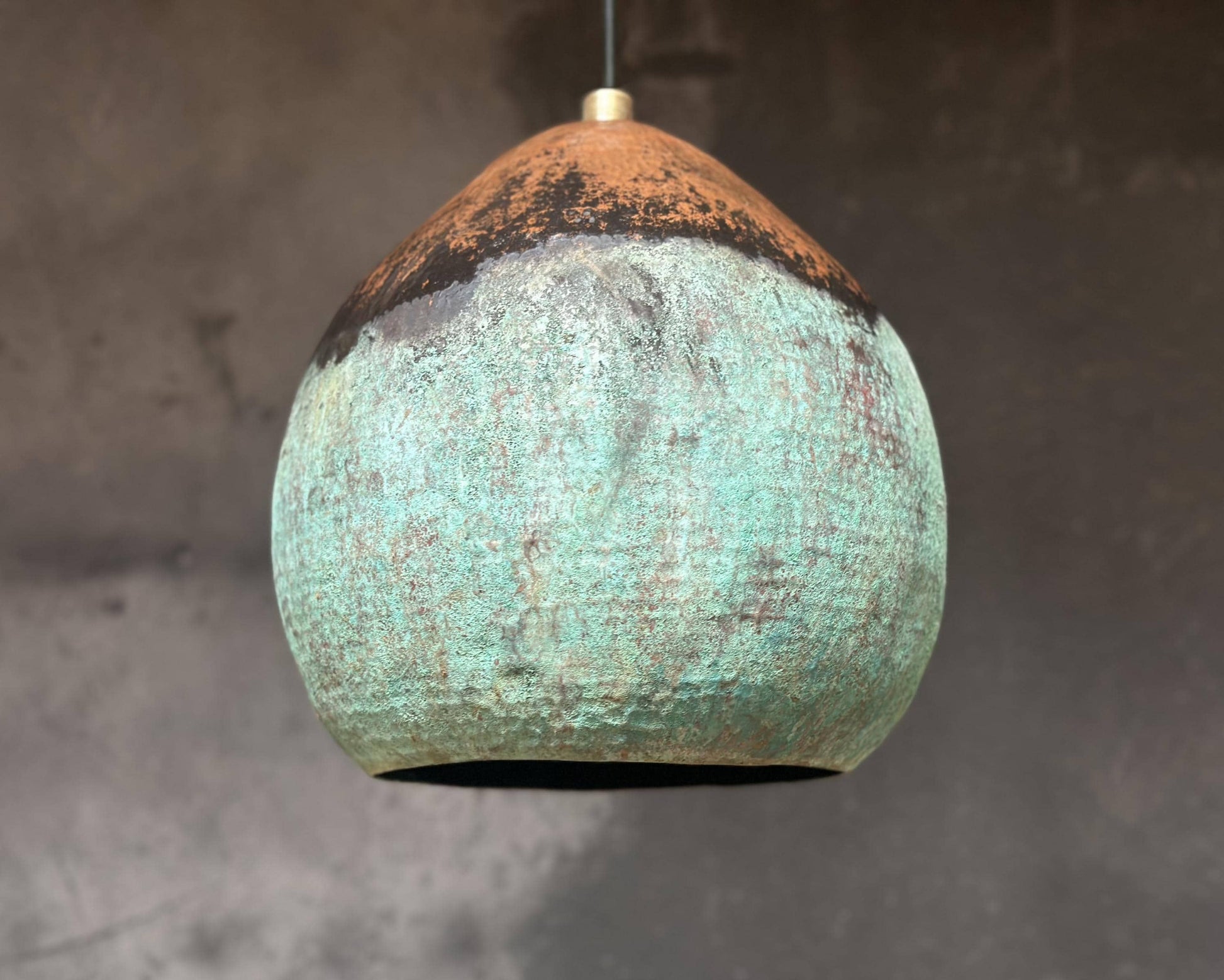 copper pendant light